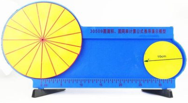 圓周率、圓面積推倒演示模型