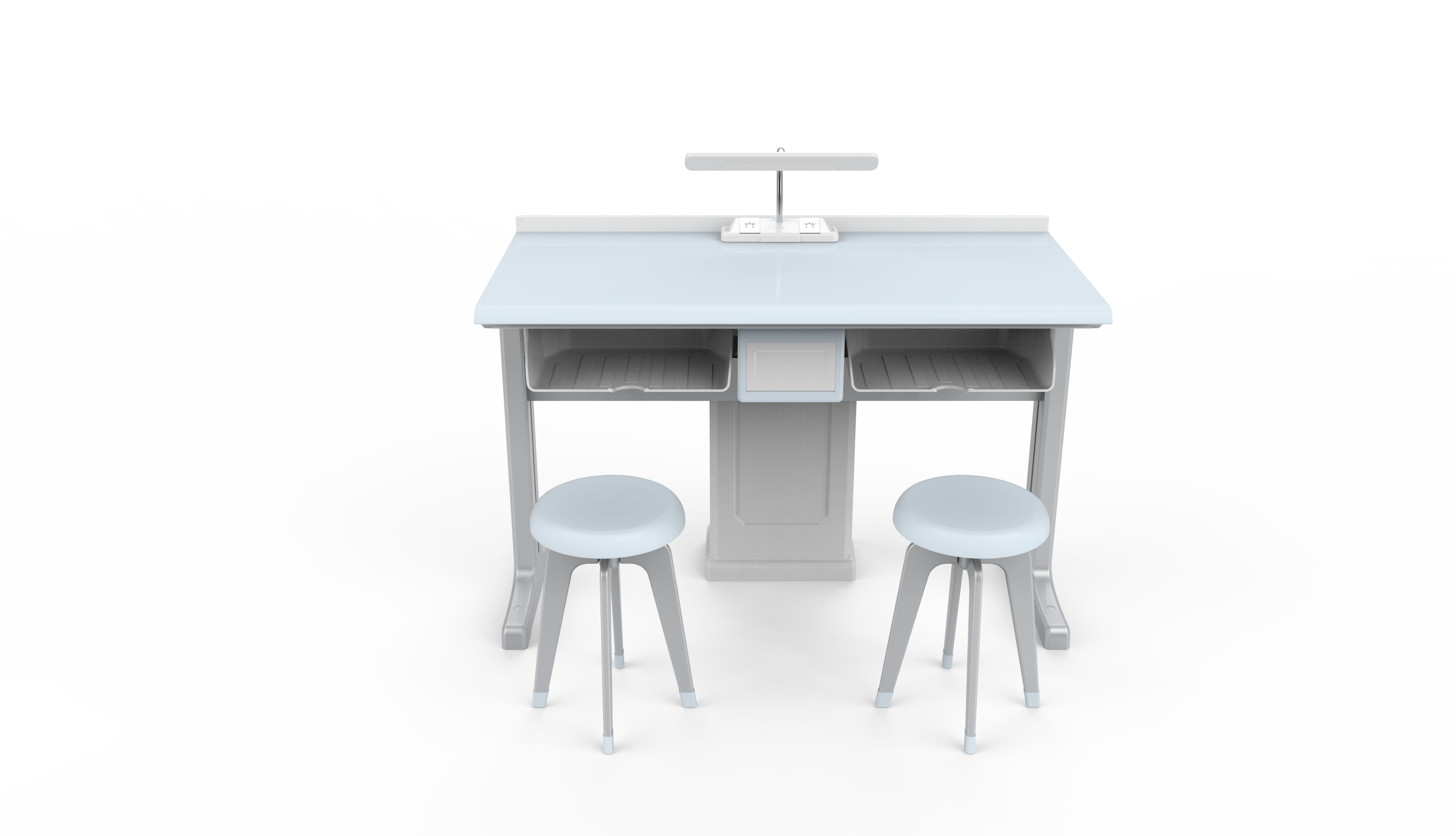 單體臺(tái)燈-淡藍(lán)